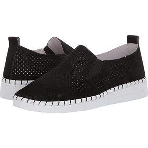 Bernie Mev. TW98 Black Memory Foam Slip On Shoes